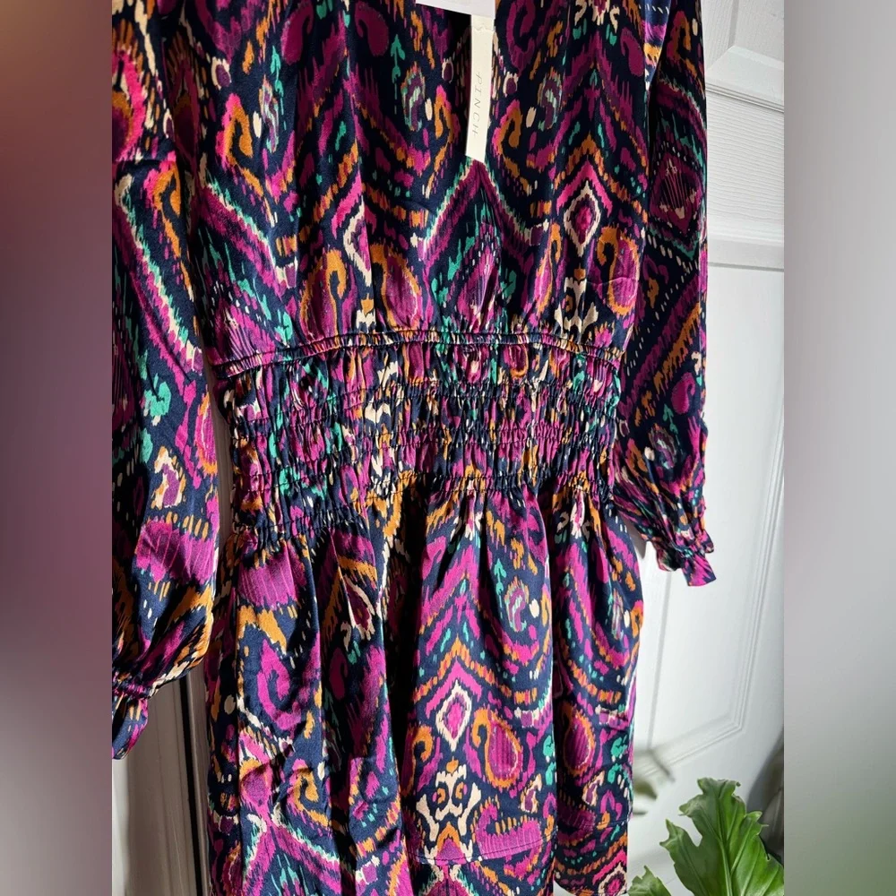 Multicolor Patterned Dress - Picture 6 of 11